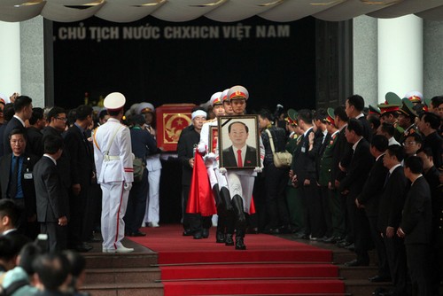 Cérémonie d’hommage au président Trân Dai Quang - ảnh 1
