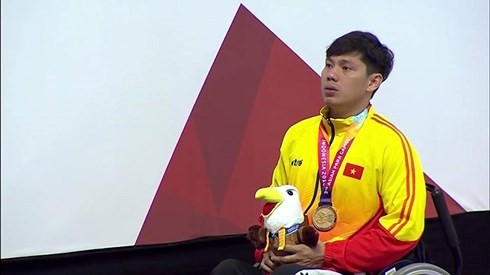 ASIAN Para Games 2018 : Vo Thanh Tùng bat le record - ảnh 1