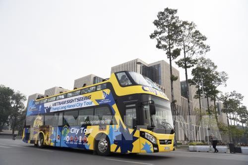 Hanoi ouvre une deuxième ligne de bus à impériale - ảnh 1