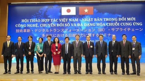 Colloque sur l’innovation, la transition numérique et la diversification des chaînes d’approvisionnement Vietnam-Japon - ảnh 1