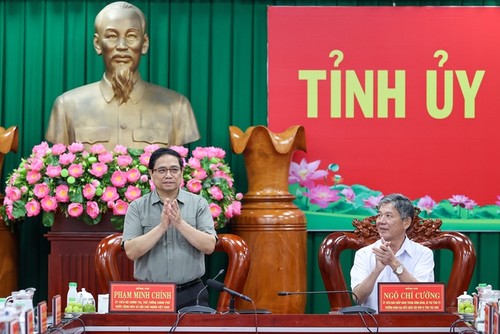 Pham Minh Chinh travaille avec les autorités de Trà Vinh - ảnh 1