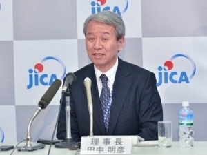 Staatspräsident Sang trifft JICA-Präsident Tanaka - ảnh 1