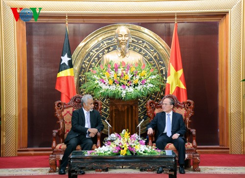 Parlamentspräsident Nguyen Sinh Hung trifft Osttimors Premierminister Gusmão - ảnh 1