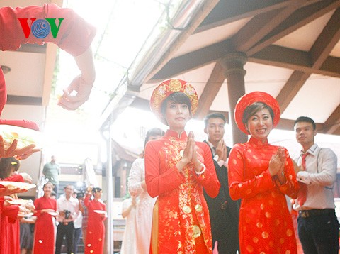 Hang Thuan Zeremonie: Buddhistische Hochzeitszeremonie  - ảnh 4