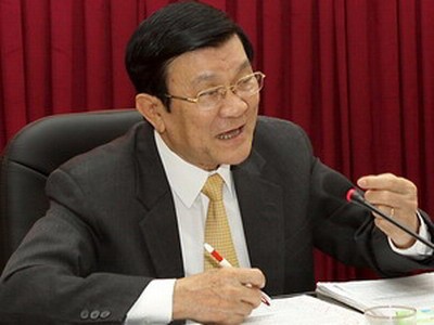 Staatspräsident Truong Tan Sang besucht Haiphong - ảnh 1
