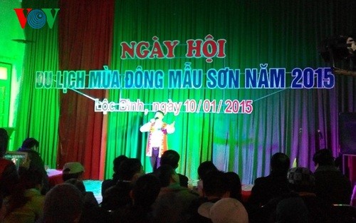 Winter-Tourismusfest Mau Son 2015 in Lang Son eröffnet - ảnh 1