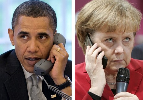 Obama und Merkel diskutieren Ukraine-Situation - ảnh 1