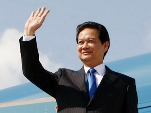 Premierminister Nguyen Tan Dung nimmt am Mekong-Japan-Gipfel teil - ảnh 1