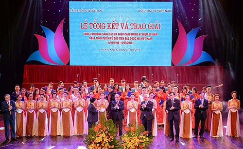 Preisverleihung des Kompositionswettbewerbs über das vietnamesische Parlament - ảnh 1