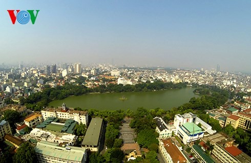 Die Hauptstadt Hanoi von oben  - ảnh 12