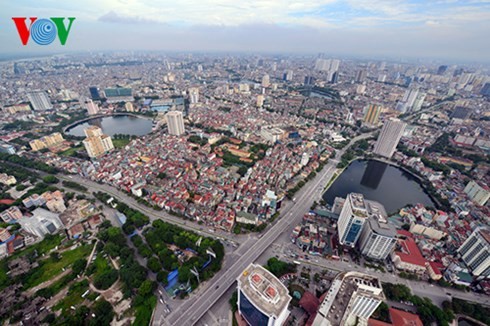 Die Hauptstadt Hanoi von oben  - ảnh 7
