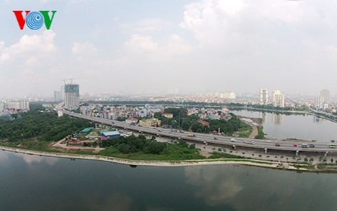 Die Hauptstadt Hanoi von oben  - ảnh 9