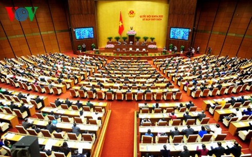 Parlament verabschiedet Beschluss über das Programm zum Gesetzesaufbau - ảnh 1