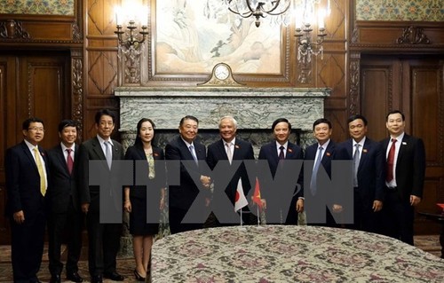 Vizeparlamentspräsident Uong Chu Luu besucht das Unterhaus und den Senat Japans - ảnh 1