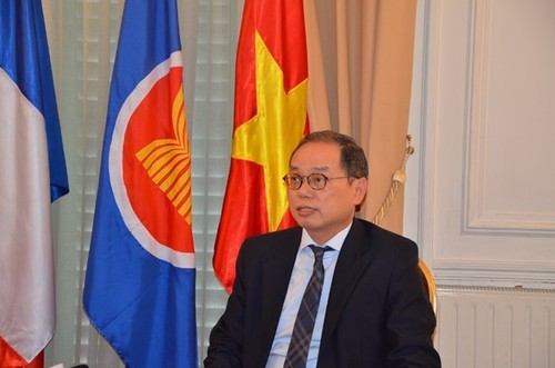 Vietnam übernahm das Amt des Präsidenten der ASEAN-Kommission in Paris erfolgreich - ảnh 1