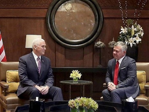 US-Vizepräsident trifft den jordanischen König Abdullah II - ảnh 1