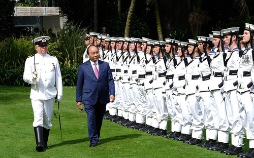Offizieller Empfang des Premierministers Nguyen Xuan Phuc in Neuseeland - ảnh 1