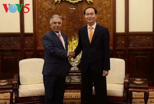 Staatspräsident Tran Dai Quang empfängt den saudiarabischen Botschafter - ảnh 1
