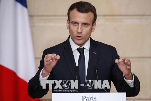 Frankreichs Präsident: Sicherheit Europas solle nicht von den USA abhängig sein - ảnh 1