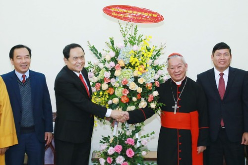 Tran Thanh Man beglückwünscht katholisches Erzbistum von Hanoi - ảnh 1