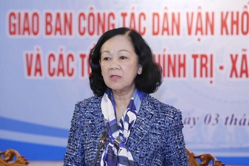 Bilanzkonferenz zur Öffentlichkeitsarbeit der Vaterländischen Front Vietnams - ảnh 1