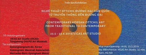 Ausstellung über die südkoreanische Ottchil-Kunst in Hanoi - ảnh 1