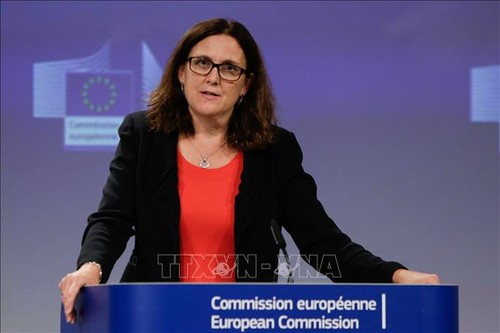 EU kündigt Gegenmaßnahmen gegen US-Strafzölle an - ảnh 1