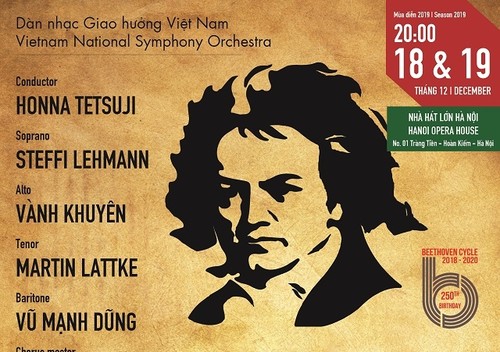 Vorführung der 9. Sinfonie des Komponisten Ludwig van Beethoven im Opernhaus von Hanoi - ảnh 1