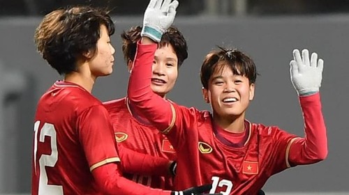 Die Fußballnationalmannschaft der Frauen tritt im Playoff-Spiel für das Ticket nach Tokio an - ảnh 1