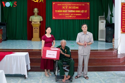 Pflegezentrum für Kriegsinvaliden Duy Tien – Ort zur Minderung des Kriegsleides - ảnh 11