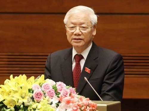 KPV-Generalsekretär, Staatspräsident Nguyen Phu Trong schickt Glückwunschtelegramm an Landesrat der KPF - ảnh 1