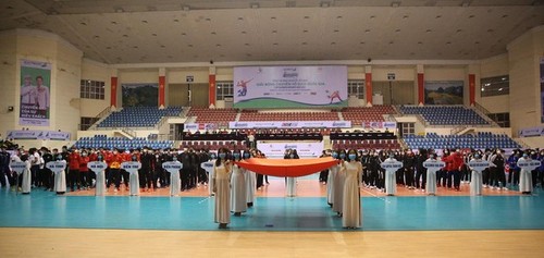 Eröffnung der 2. Runde der Volleyball-Nationalmeisterschaft Bamboo Airways Cup 2021 - ảnh 1