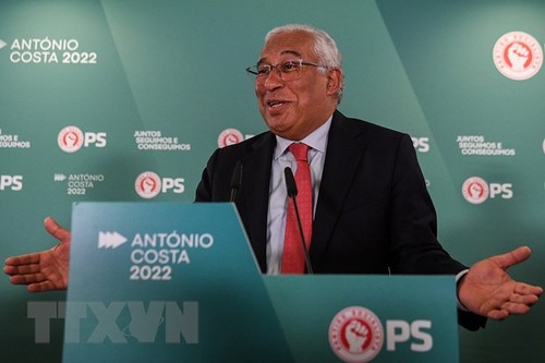 Sozialistische Partei gewinnt Parlamentswahl in Portugal  - ảnh 1