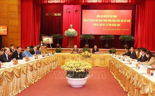 KPV-Generalsekretär Nguyen Phu Trong besucht Provinz Quang Ninh - ảnh 1