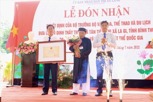 Binh Thuan: Fest des Thay Thim-Tempels als nationales immaterielles Kulturerbe anerkannt - ảnh 1