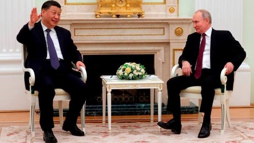Russland und China verstärken bilaterale Beziehungen und suchen Lösung für Ukraine-Frage - ảnh 1