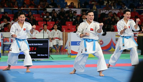 Vietnam dominiert Karate-Südostasienmeisterschaft 2023 - ảnh 1