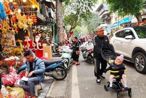 Weihnachtsstimmung in Hanoi - ảnh 12