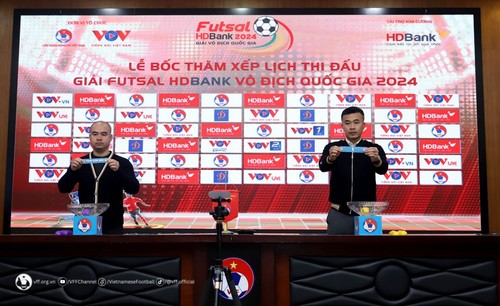 Auslosung für die nationale Futsal-Meisterschaft 2024 - ảnh 1