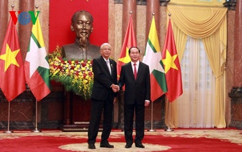越南与缅甸发表联合声明  承诺深化贸易投资关系 - ảnh 1