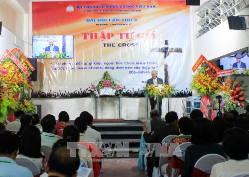 越南基督教友联教会第五次大会开幕 - ảnh 1