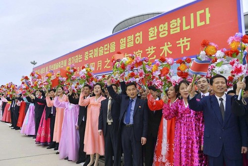 中国参加在朝鲜举行的第31届“四月之春”友谊艺术节 - ảnh 1