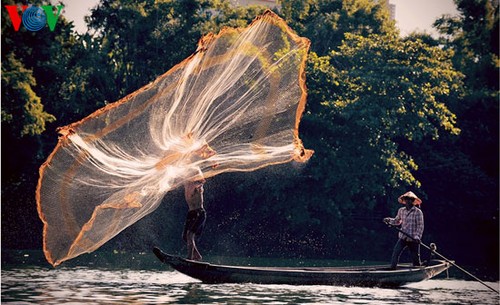 Fischfang im Fluss Nhu Y - ảnh 6