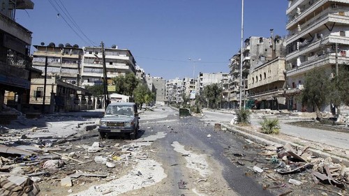 Syrische Regierungsarmee erobert Aleppo zurück - ảnh 1
