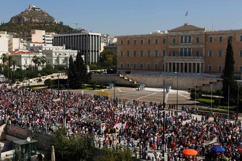 Griechenland – Demonstrationen werden Krawallen - ảnh 1