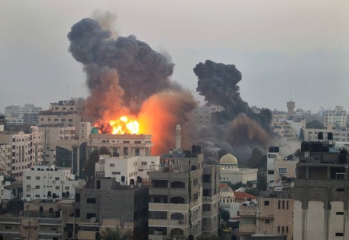 UN-Generalsekretär Ban fordert alle Seiten im Gazastreifen zur Waffenruhe auf - ảnh 1
