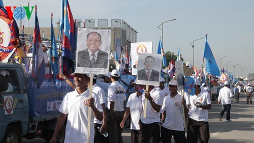 Kambodscha verschärft Sicherheitsvorkehrungen vor Parlamentswahlen - ảnh 1