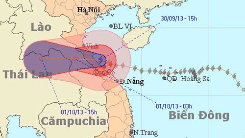 Stärkster Taifun seit 2006 zieht nach Zentralvietnam - ảnh 1