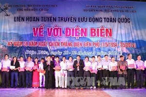 Kulturprogramme zur 60-Jahr-Feier des Sieges Dien Bien Phu - ảnh 1