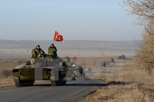 OSZE bestätigt Abzug schwerer Waffen der Separatisten in der Ukraine - ảnh 1